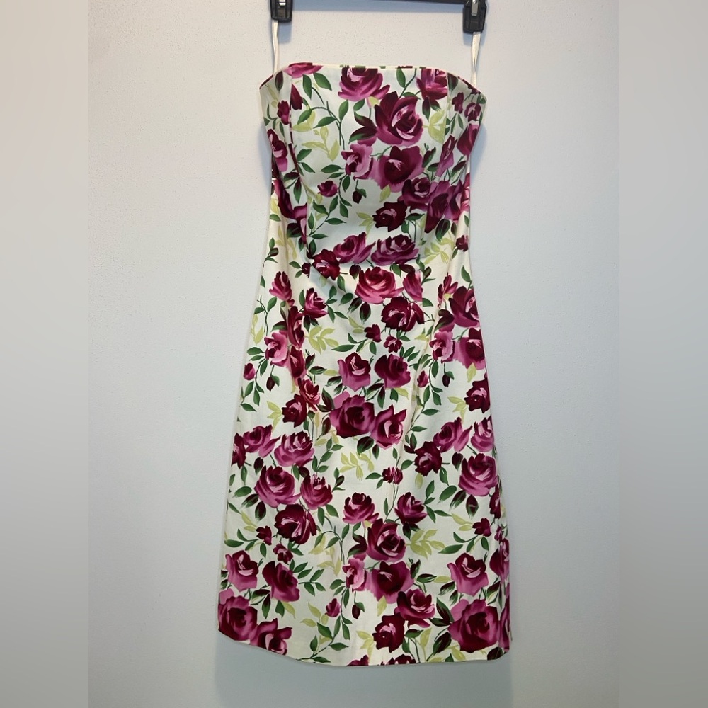 VTG Jessica McClintock For Gunne Sax Strapless Dress